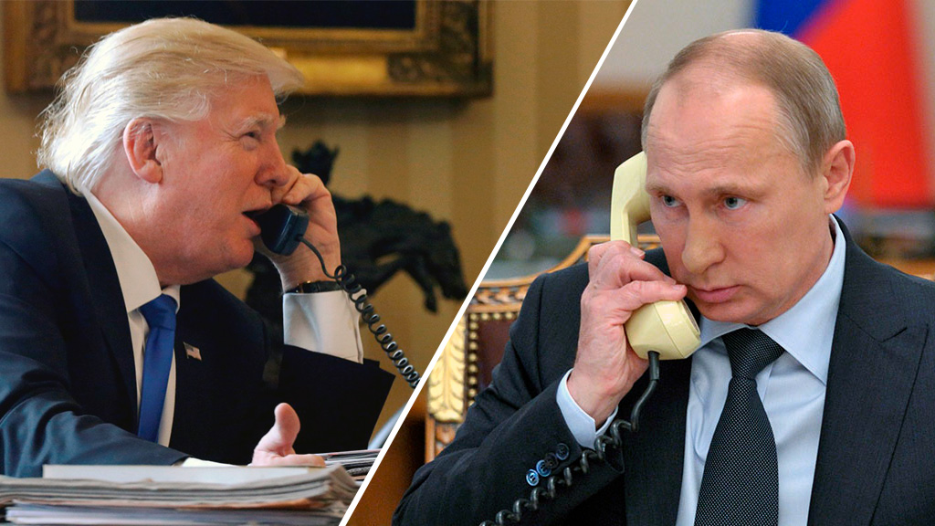 Трамп Путин