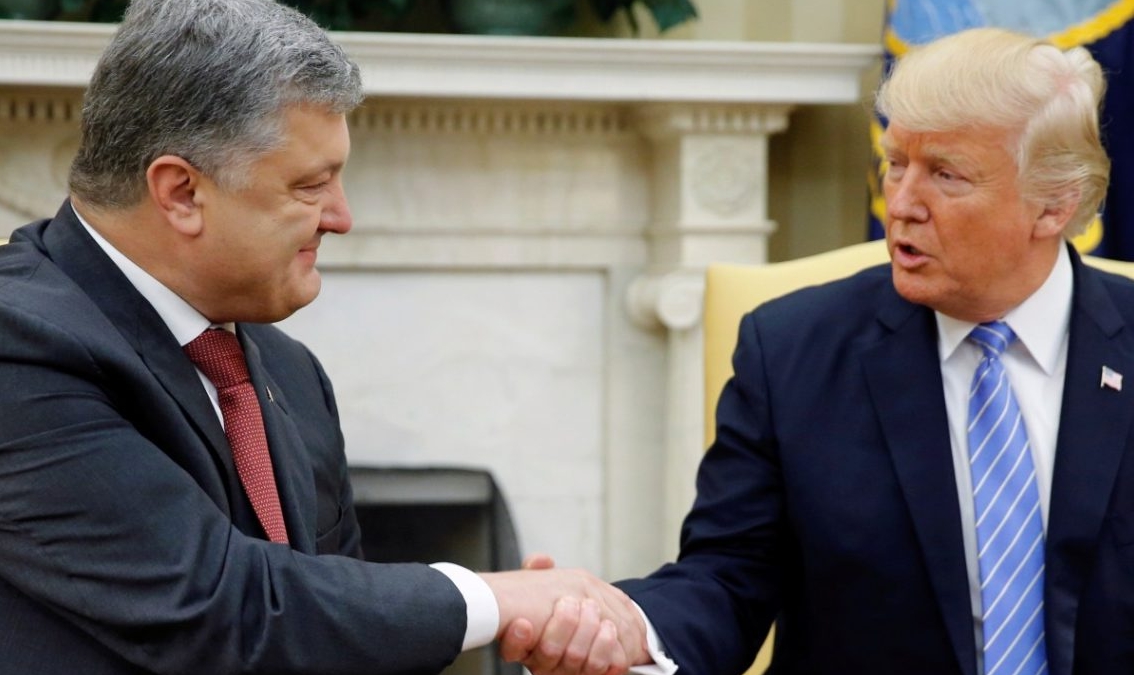Порошенко Трамп