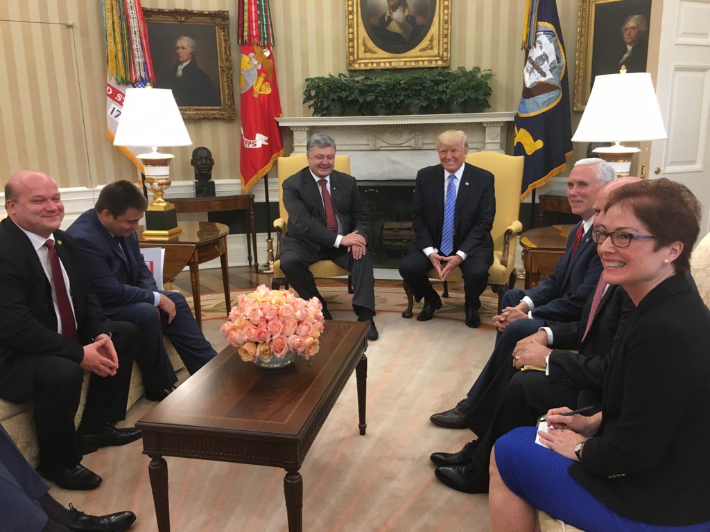 Встреча Порошенко с Трампом