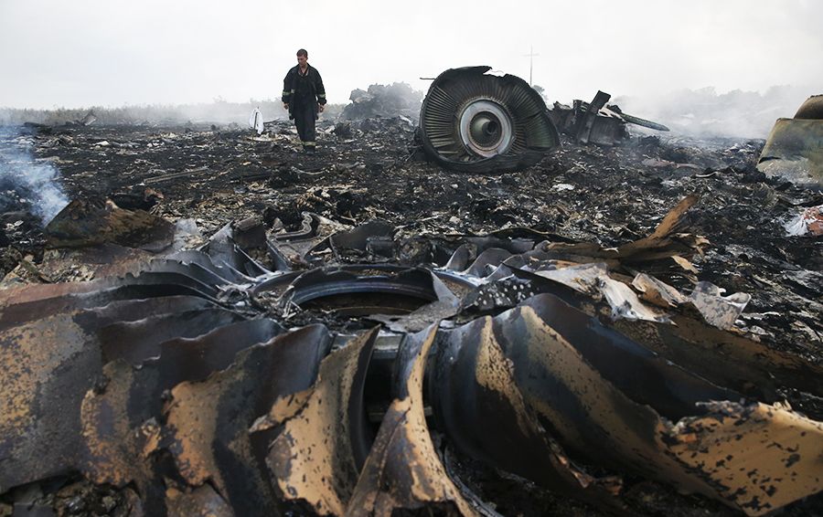 обломки MH17