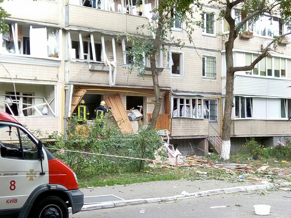 Взрыв в Киеве