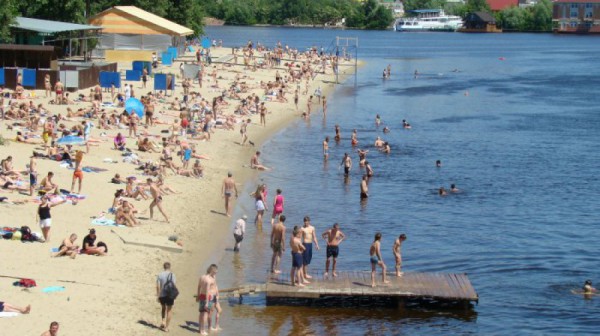 Пляжи в Киеве