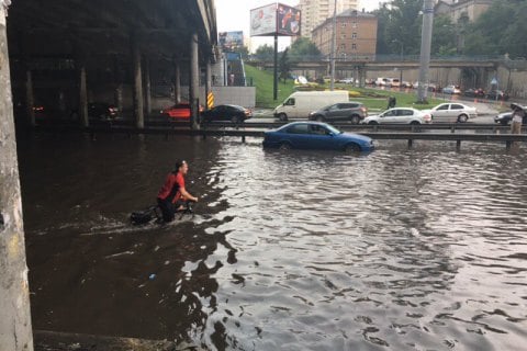 Ливень в Киеве