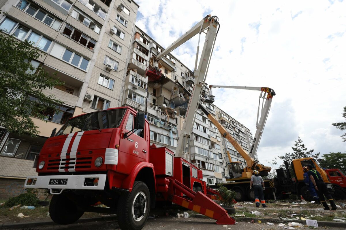 взрыв в киеве на позняках