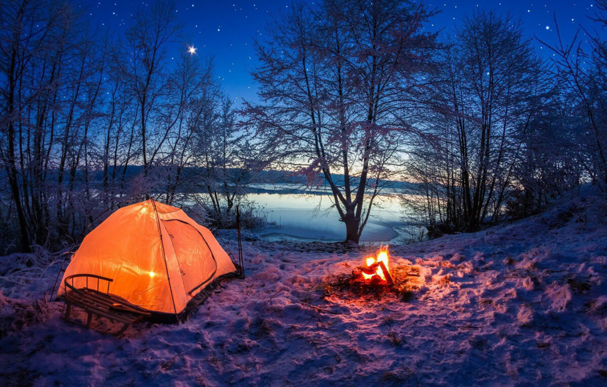 зимний кемпинг